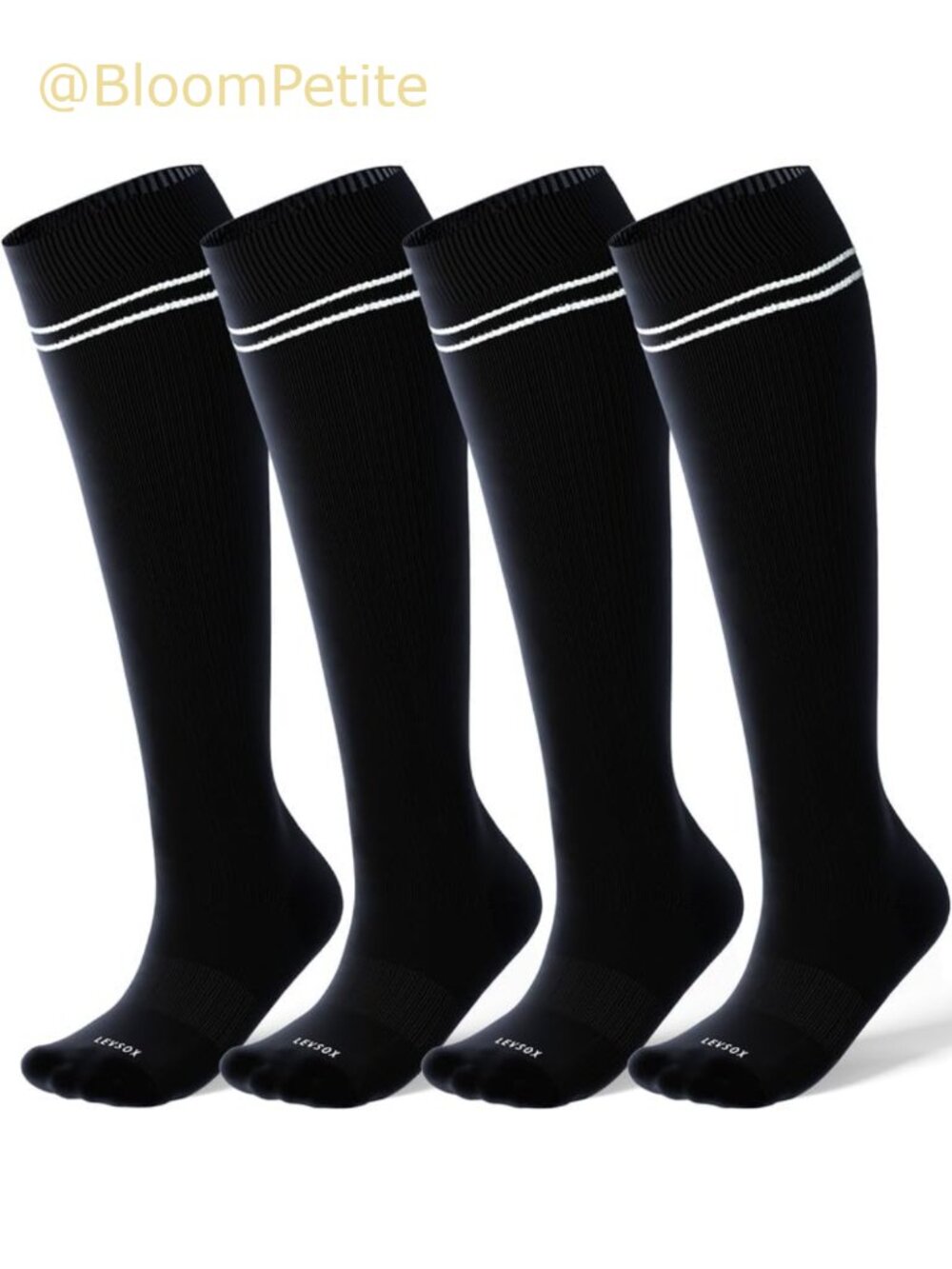 Viscose from Bamboo Compression Socks 20-30 mmHg Knee High Support